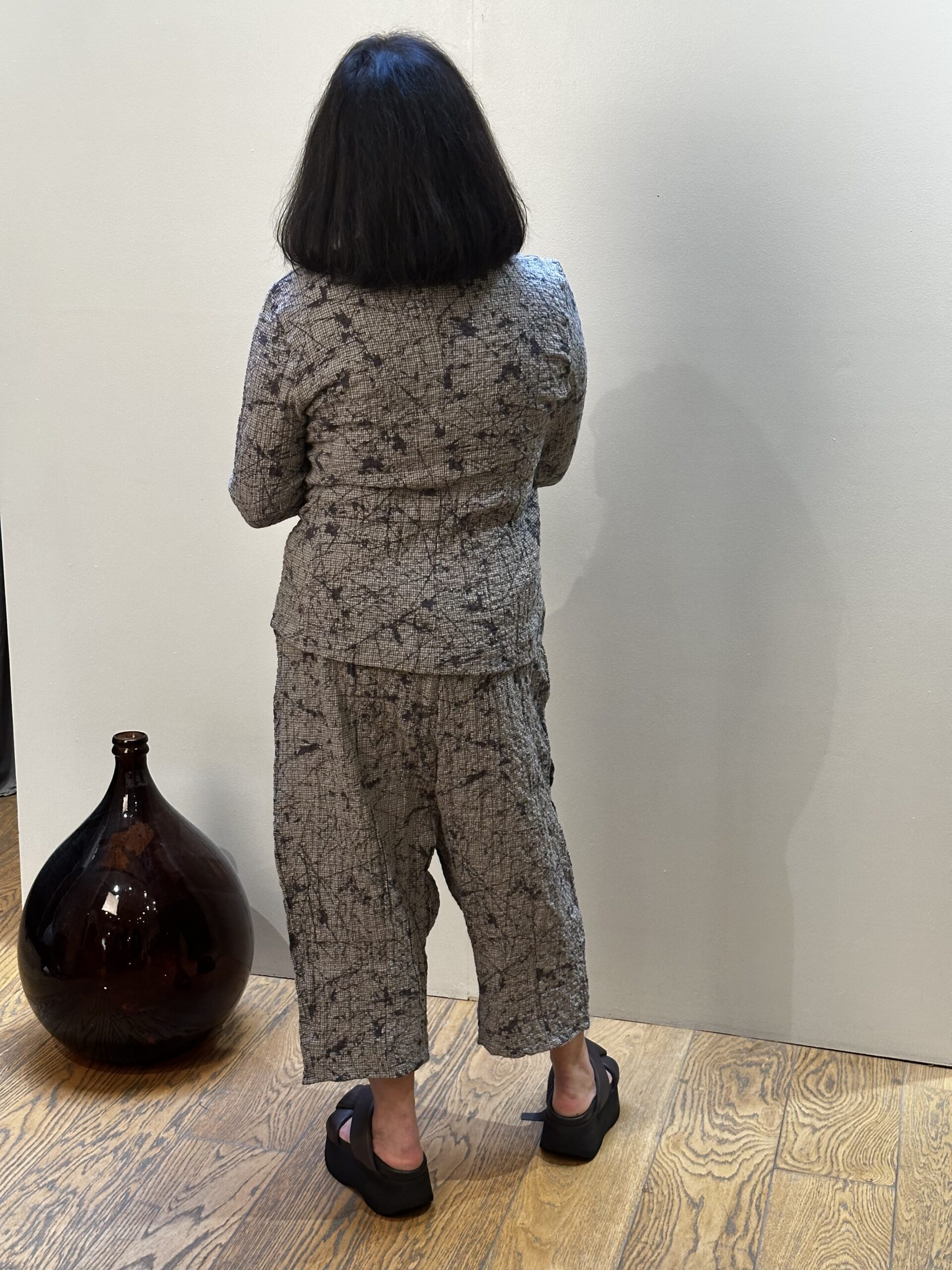 Veste Ajustée à Col Officier