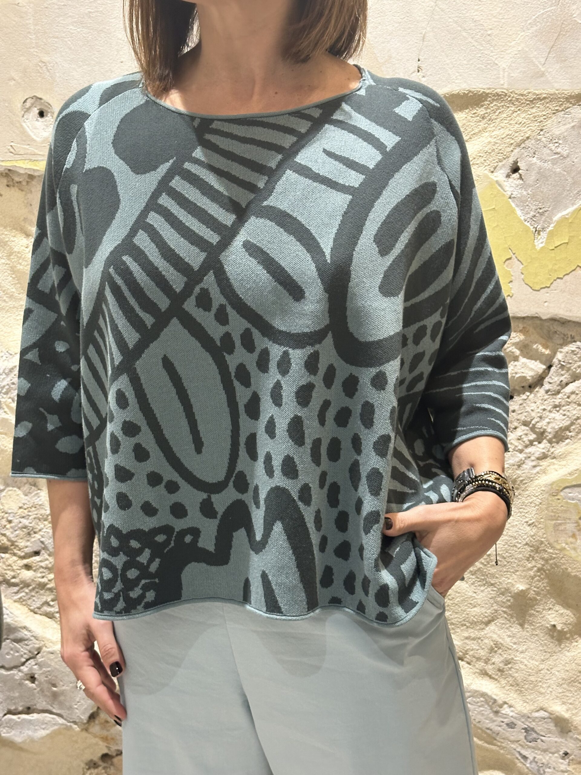 Pull en Maille Jacquard