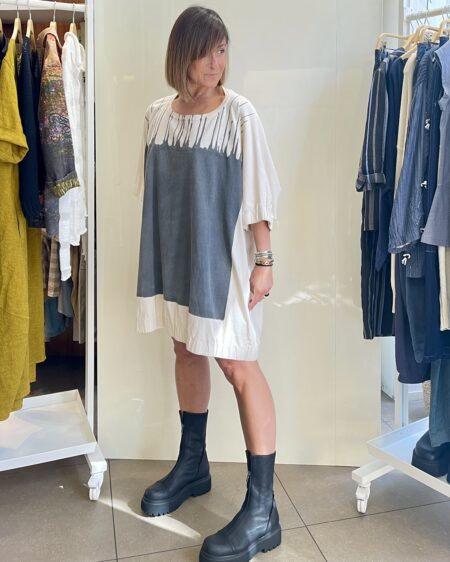 Robe avec imprimé artistique 