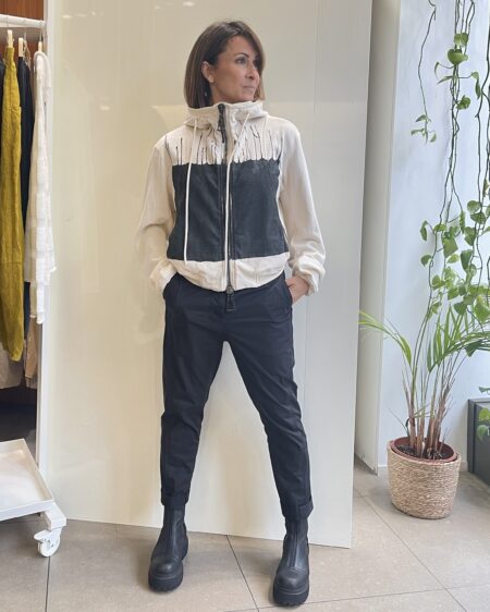 Pantalon cigarette minimaliste 